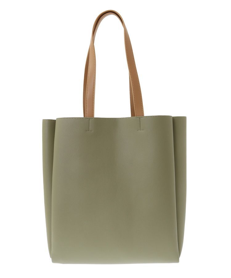 Green Parks「・KOSSORECO バイカラー三層A4トート」|トートバッグ|Khaki