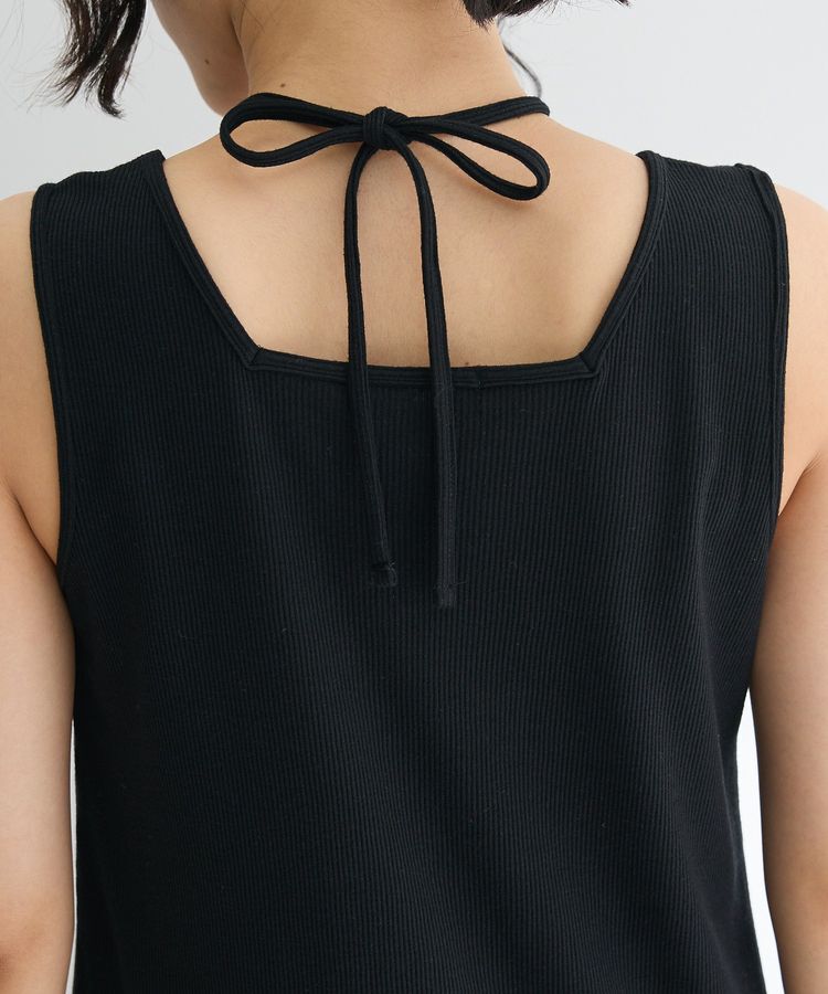 Green Parks「SET2点ラメメッシュベスト+リブワンピース」|ワンピース|