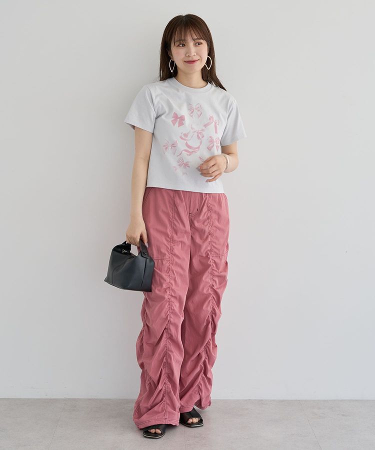 Green Parks「・DOUBLE FLAGS リボンpt TEE」|Tシャツ・カットソー|