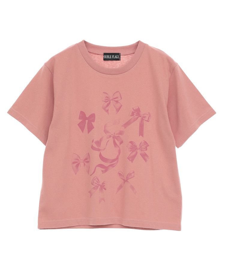 Green Parks「・DOUBLE FLAGS リボンpt TEE」|Tシャツ・カットソー|