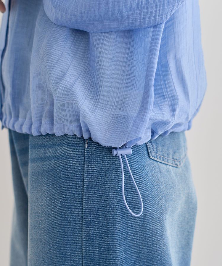 Green Parks「裾ドロストシアーシャツ」|シャツ・ブラウス|