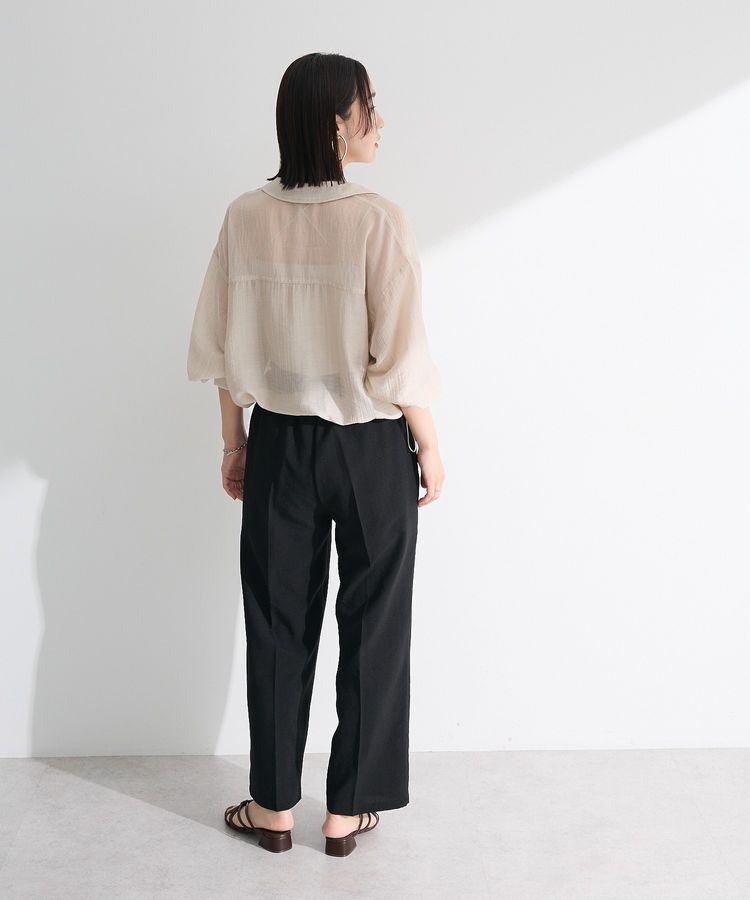 Green Parks「裾ドロストシアーシャツ」|シャツ・ブラウス|