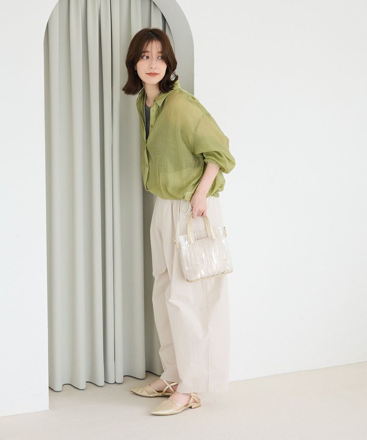 Green Parks「裾ドロストシアーシャツ」|シャツ・ブラウス|