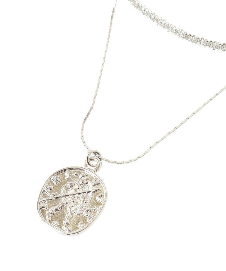 YECCA VECCA「モールチェーン&times;コイン2連ネックレス」|ネックレス|