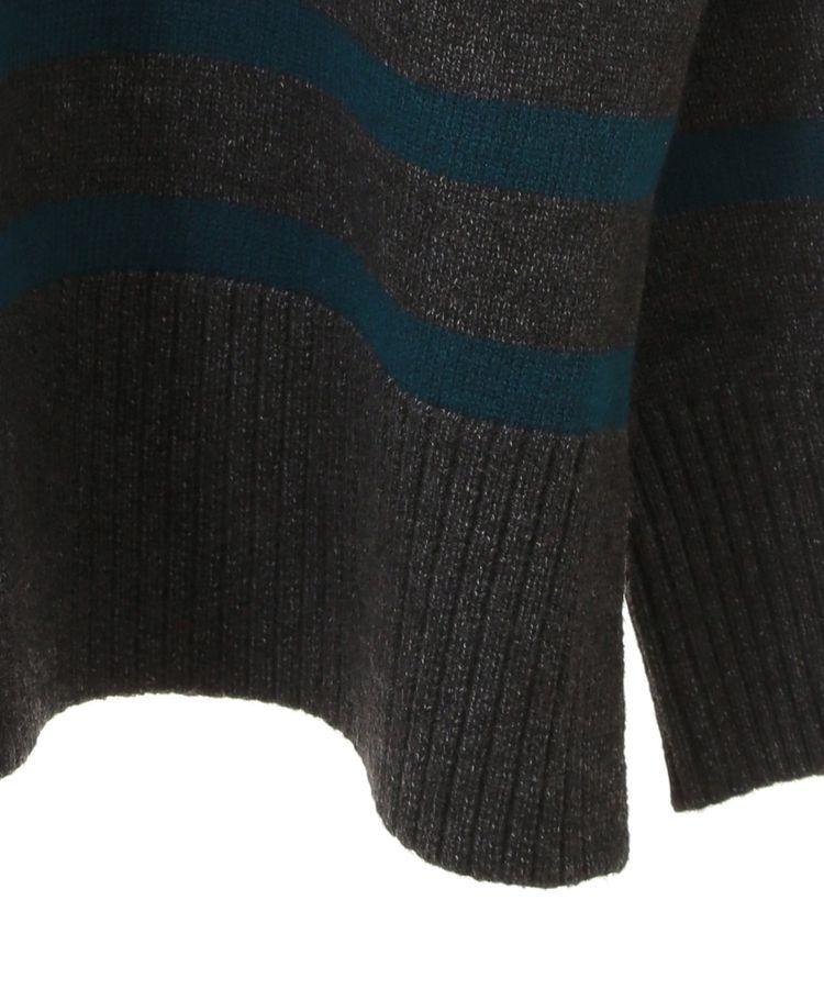 YECCA VECCA「ケーブル&times;ボーダーニット」|ニット・セーター|