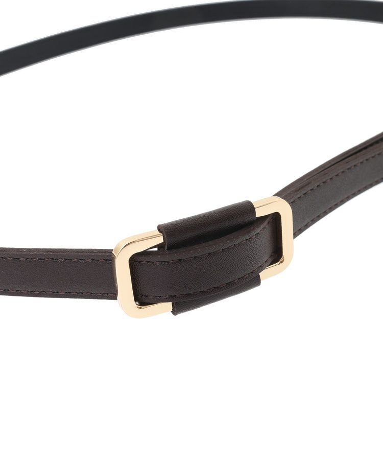 YECCA VECCA「スクエアバックル細ベルト」|ベルト|