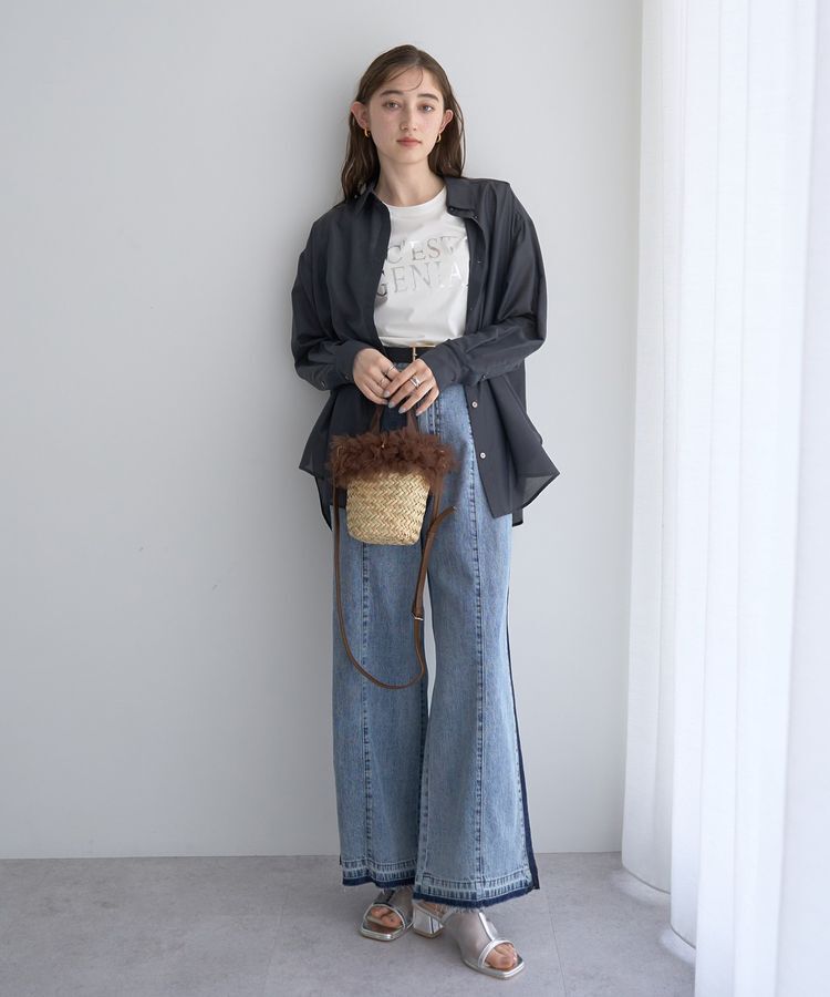 YECCA VECCA「【kakatoo】チュールフリンジカゴmini」|ショルダー・メッセンジャー|