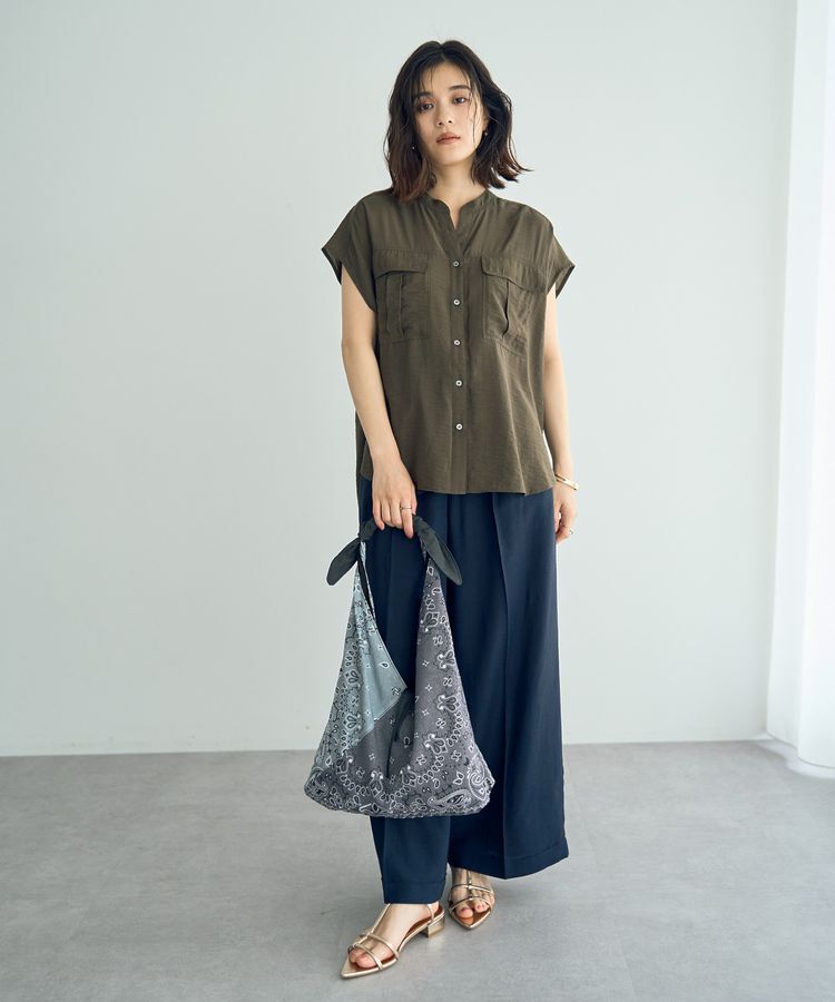 YECCA VECCA「ワークデザインスキッパーシャツ」|シャツ・ブラウス|