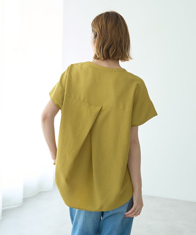 YECCA VECCA「タックスキッパーブラウス」|シャツ・ブラウス|