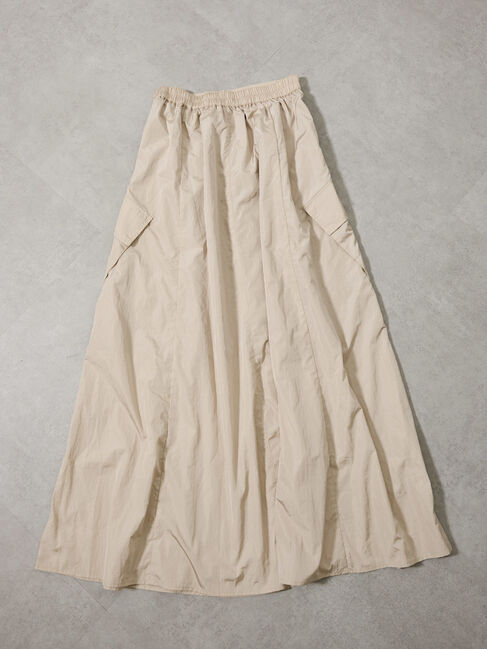 GARAGE OF GOOD CLOTHING「ナイロンフレアスカート」|フレア|