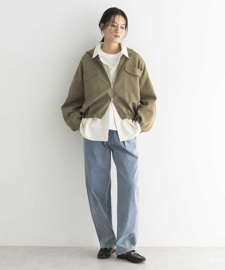 GARAGE OF GOOD CLOTHING「総針ニットWzipブルゾン2」|ブルゾン・スタジャン|