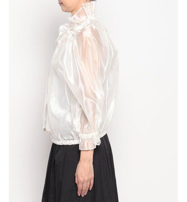 LOULOU WILLOUGHBY「【LOULOU WILLOUGHBY】シルクグローリーブルゾン」|ブルゾン・スタジャン|