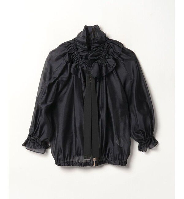 LOULOU WILLOUGHBY「【LOULOU WILLOUGHBY】シルクグローリーブルゾン」|ブルゾン・スタジャン|
