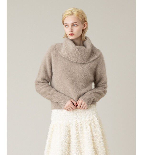 LOULOU WILLOUGHBY「【LOULOU WILLOUGHBY】カシミヤ混オフタートルプルオーバー」|ニット・セーター|