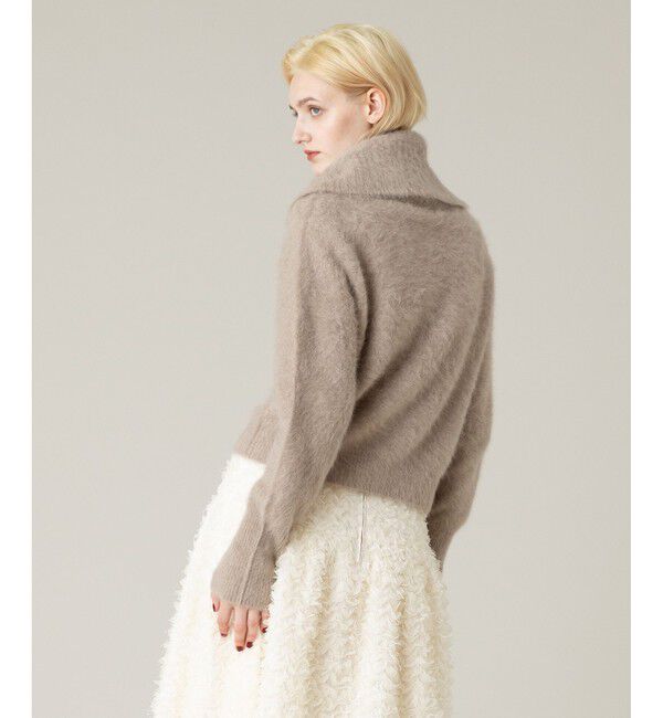 LOULOU WILLOUGHBY「【LOULOU WILLOUGHBY】カシミヤ混オフタートルプルオーバー」|ニット・セーター|