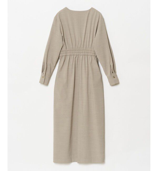 allureville「トロストレッチウエストタックワンピース」|ワンピース|