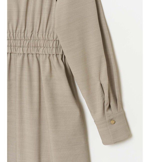 allureville「トロストレッチウエストタックワンピース」|ワンピース|