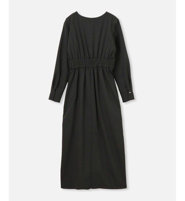 allureville「トロストレッチウエストタックワンピース」|ワンピース|