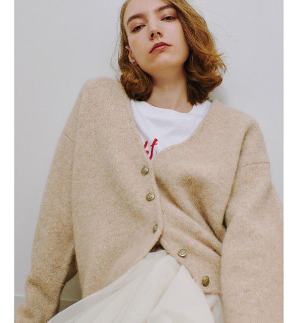 allureville「ヘアリーコクーンカーディガン」|カーディガン|