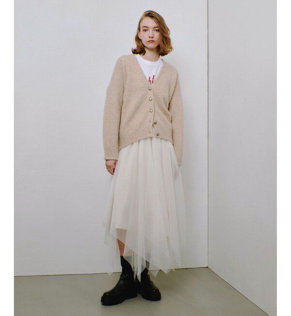 allureville「ヘアリーコクーンカーディガン」|カーディガン|