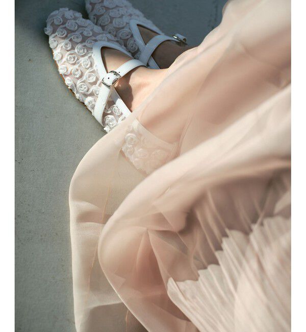 allureville「シアーランダムプリーツスカート」|スカート|