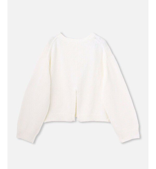 allureville「エアリーループバックスリットプルオーバー」|ニット・セーター|