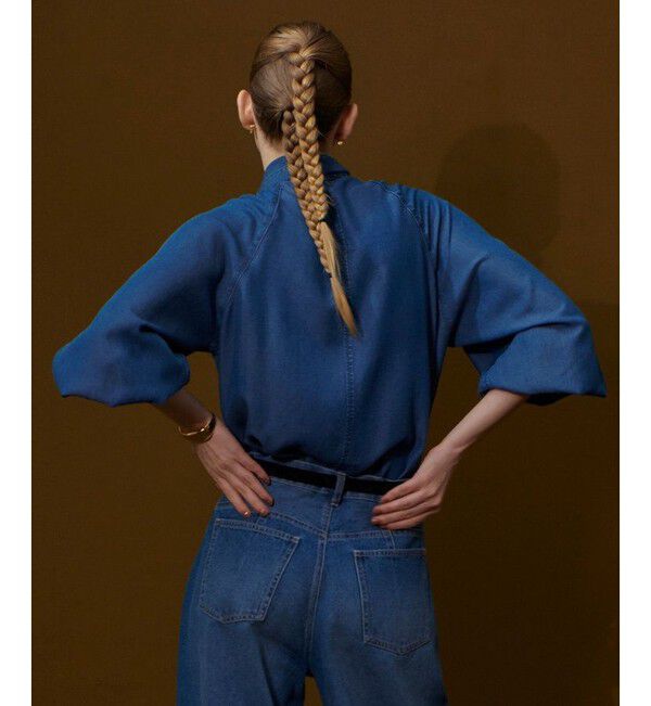 allureville「デニムボウブラウス」|シャツ・ブラウス|