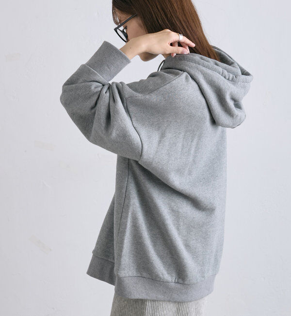  「フォトプリント裏毛パーカー」|プルオーバー|