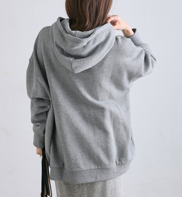  「フォトプリント裏毛パーカー」|プルオーバー|