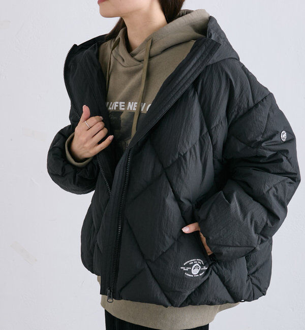  「フォトプリント裏毛パーカー」|プルオーバー|