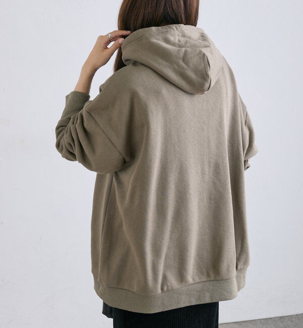  「フォトプリント裏毛パーカー」|プルオーバー|