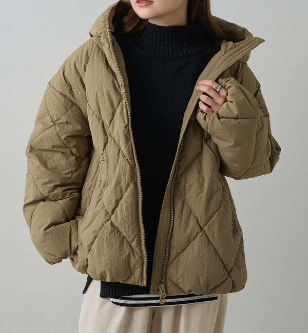  「リサイクルダウンジップアップフードジャケット」|テーラードジャケット|