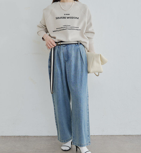  「ジャガードロゴニットプルオーバー」|キャミソール|