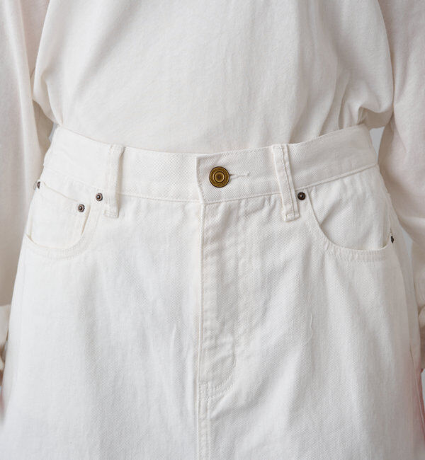  「綿レーヨンデニムスカート」|スカート|