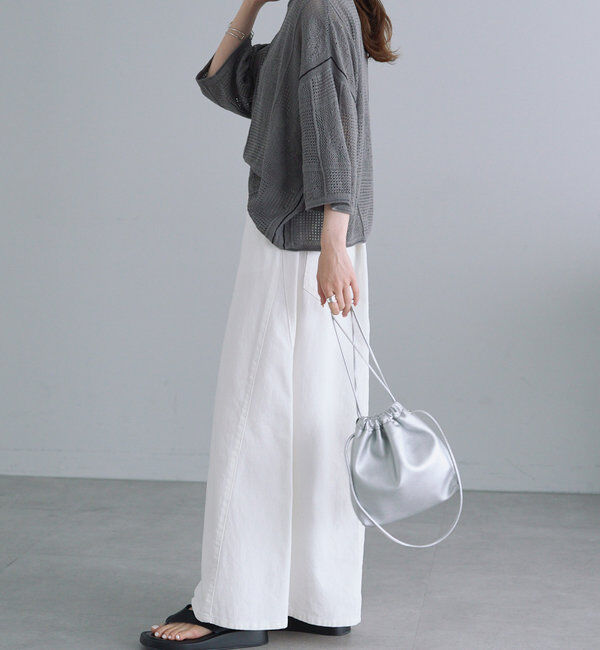  「綿レーヨンデニムスカート」|スカート|