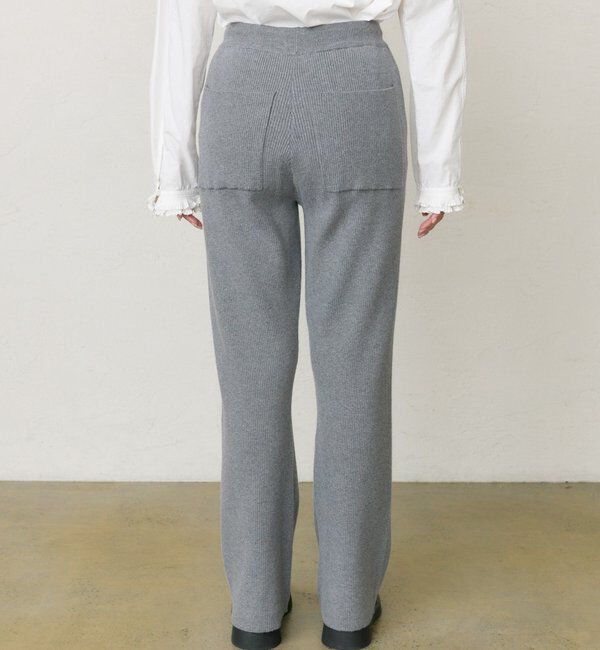  「【セットアップ対応】リブニットフレアパンツ」|その他|