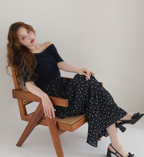  「オフショルにもなる/クロストップス」|プルオーバー|