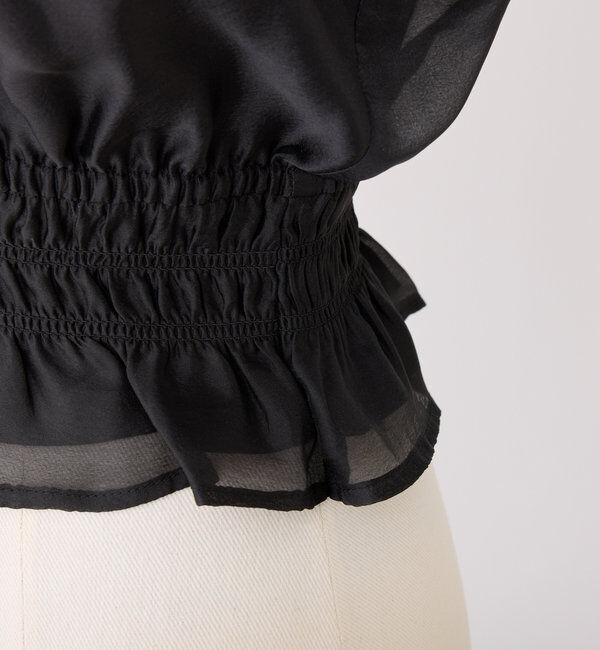  「バックリボンアメスリブラウス」|シャツ・ブラウス|