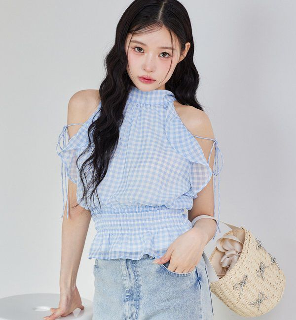  「バックリボンアメスリブラウス」|シャツ・ブラウス|