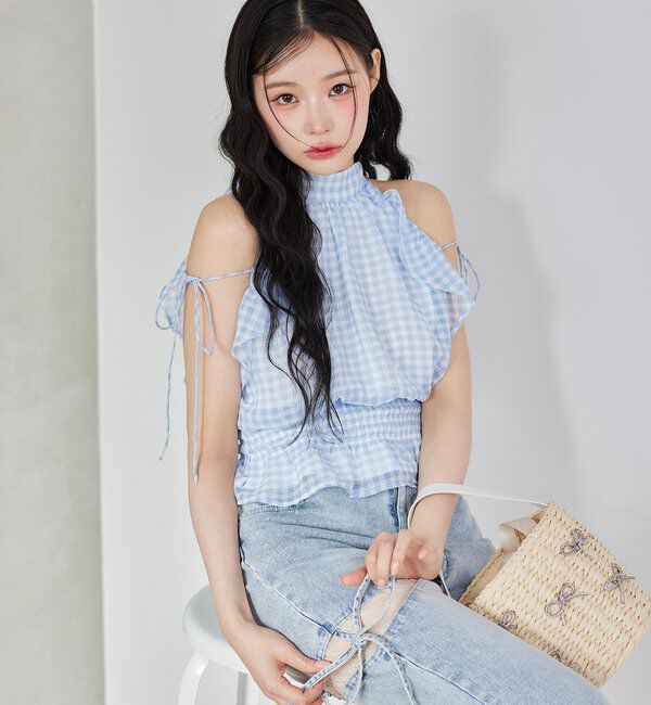  「バックリボンアメスリブラウス」|シャツ・ブラウス|