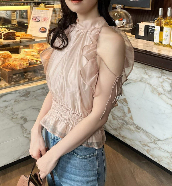  「バックリボンアメスリブラウス」|シャツ・ブラウス|