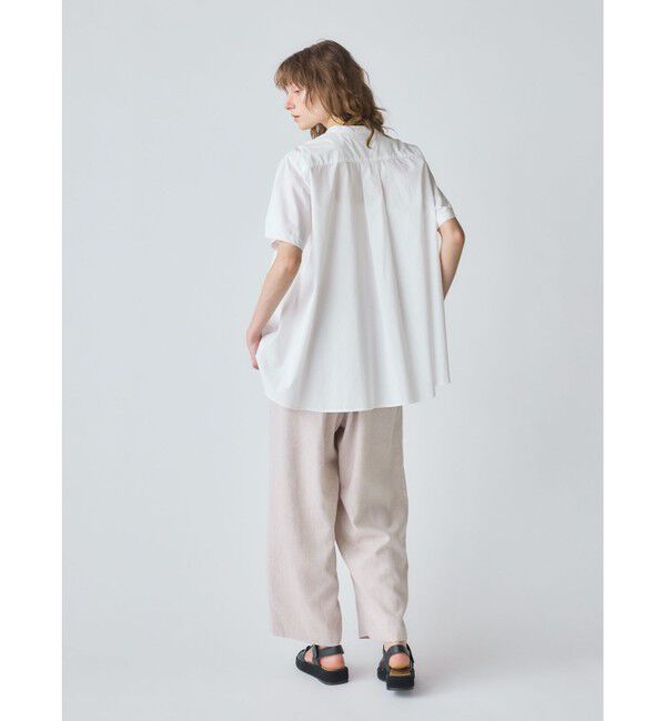 MidiUmi「MidiUmi ハーフスリーブAラインシャツ」|シャツ・ブラウス|