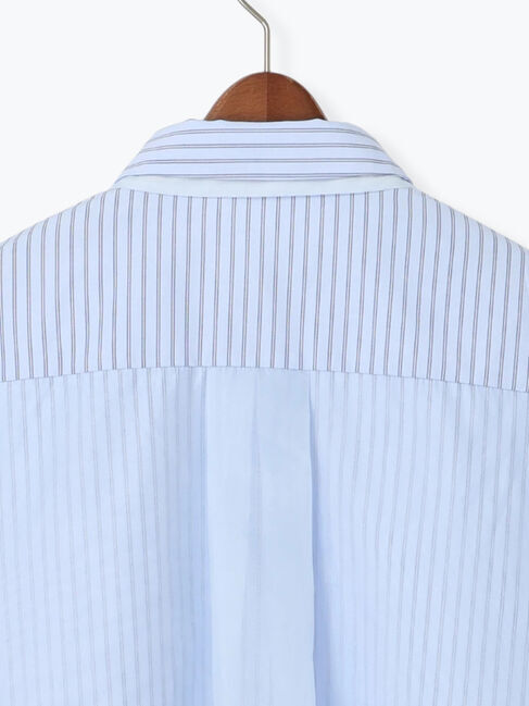 Te chichi TERRASSE「オーガンジードッキングシャツ」|シャツ・ブラウス|