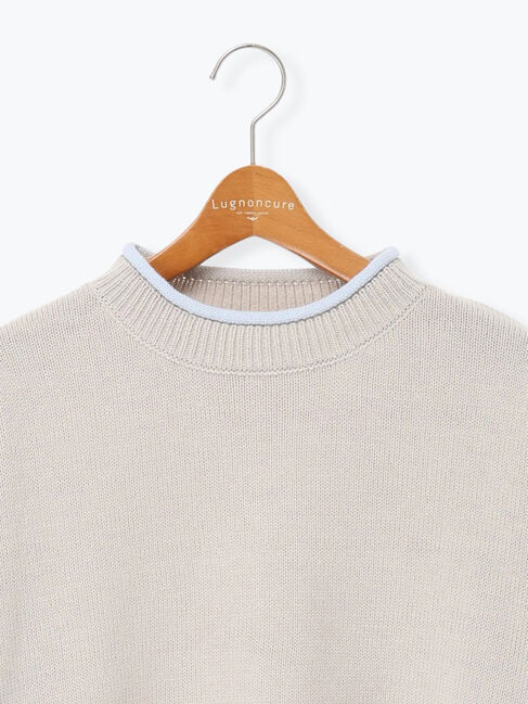 Lugnoncure「配色ガンジー風ニット」|ニット・セーター|