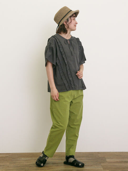 Samansa Mos2「【クールコットン】柄アソートテーパードパンツ ≪M/Lサイズ≫」|その他|