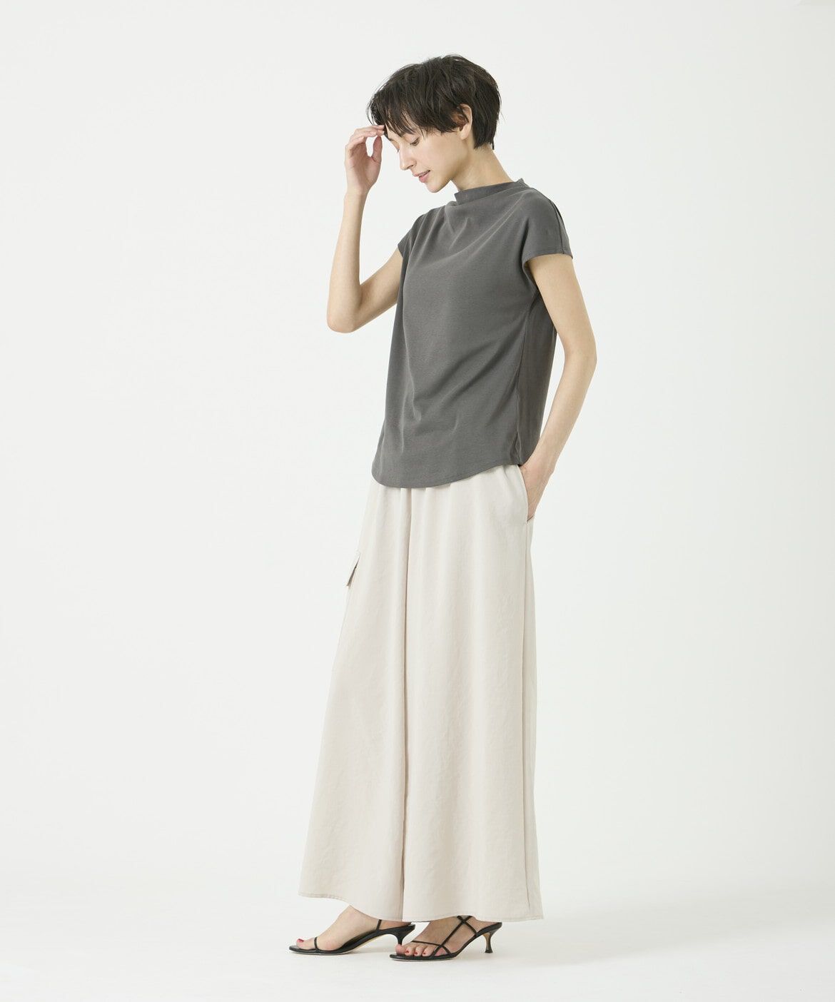 DAY by DAY it&rsquo;s international「ボトルネックカットソー《スビン綿MIXフライス》」|Tシャツ・カットソー|