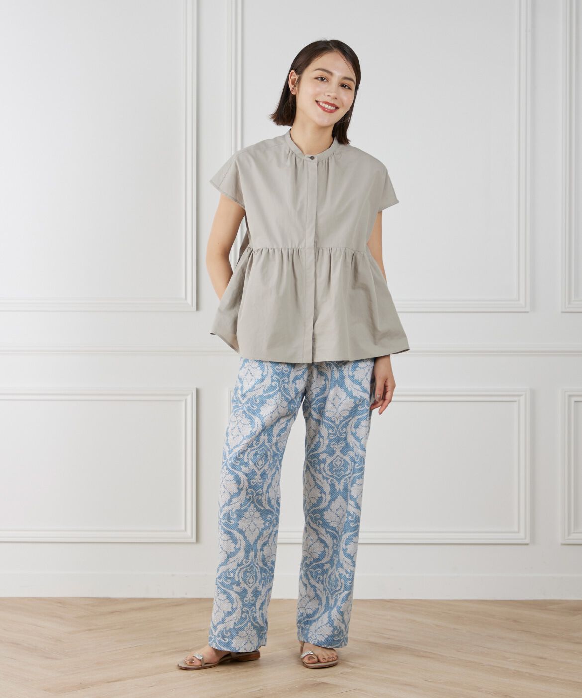 7-IDconcept.「ペプラムブラウス」|シャツ・ブラウス|