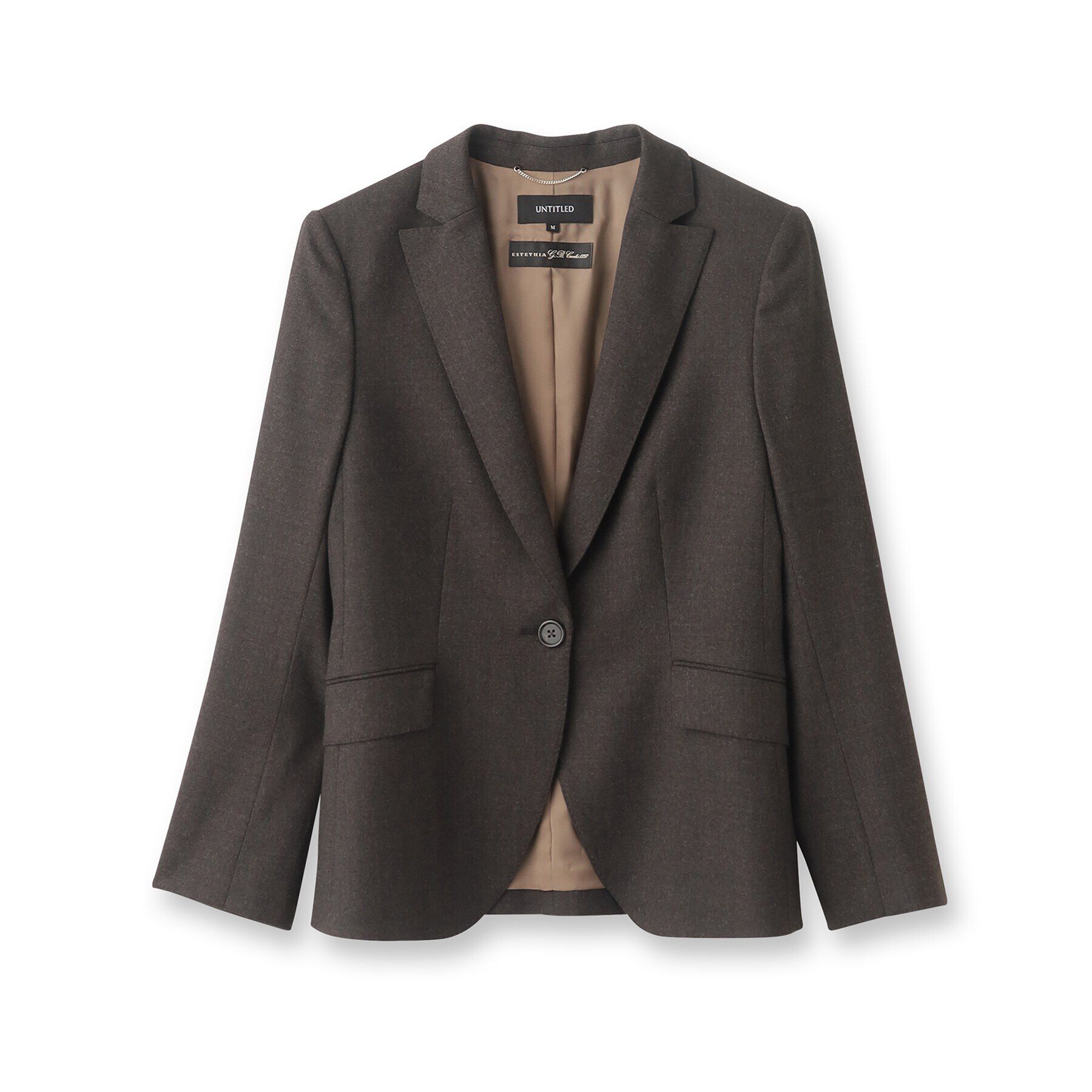UNTITLED「ファインフラノ ジャケット」|テーラードジャケット|