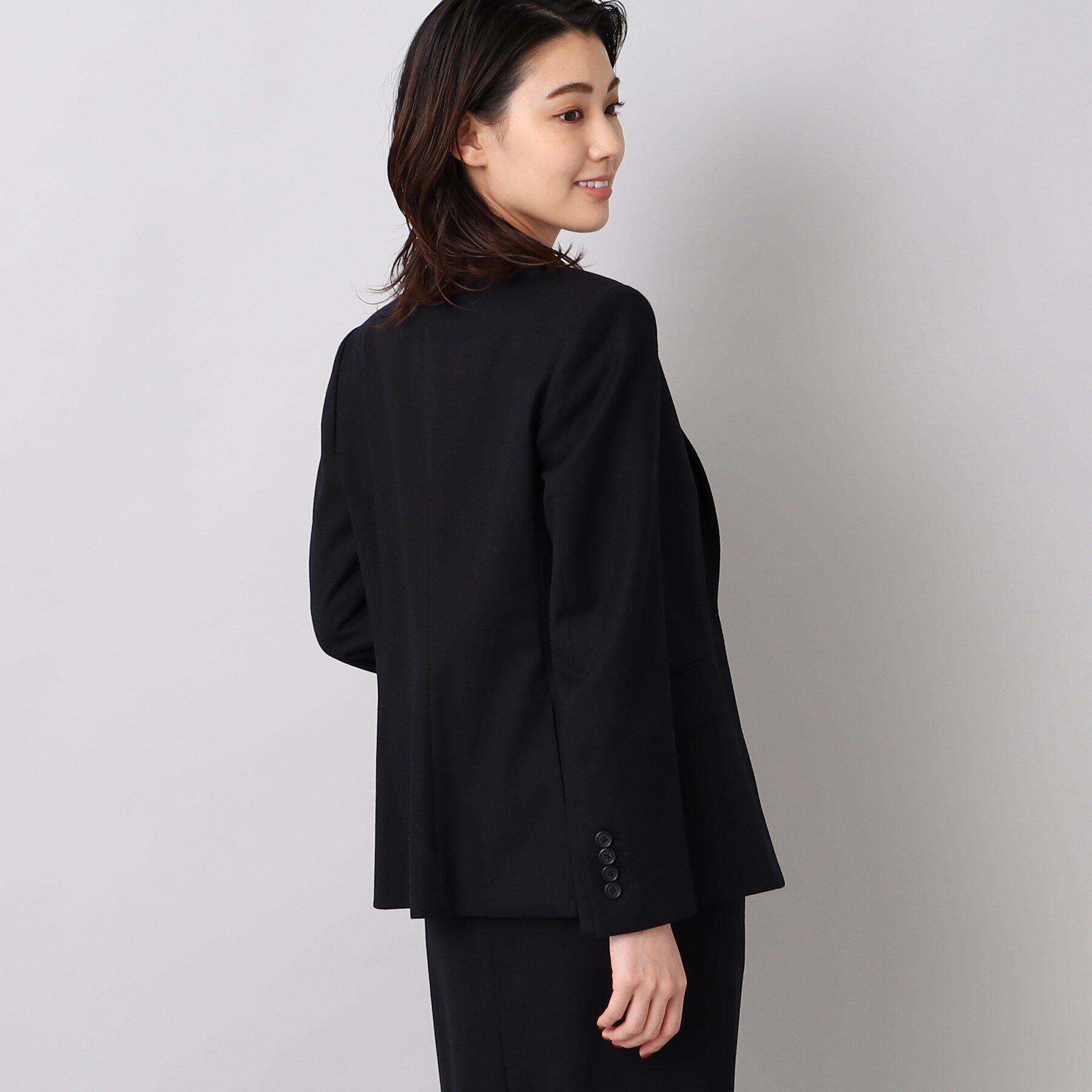 UNTITLED「ファインフラノ ジャケット」|テーラードジャケット|