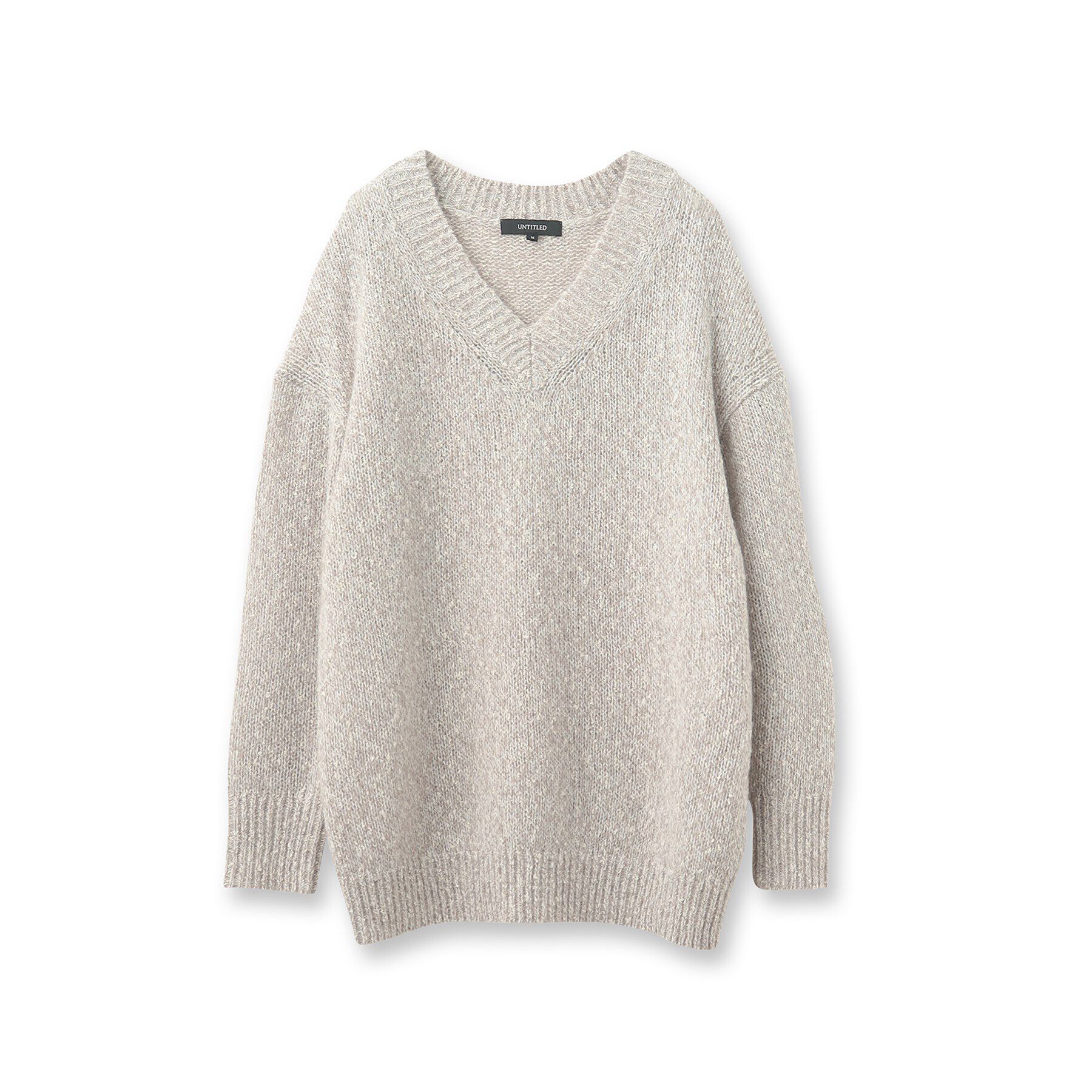 UNTITLED「【ゆったり/こなれ感】ミックスツイストプルオーバーニット」|ニット・セーター|